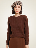 Dianis - Waffle-Textured Cashmere Sweater