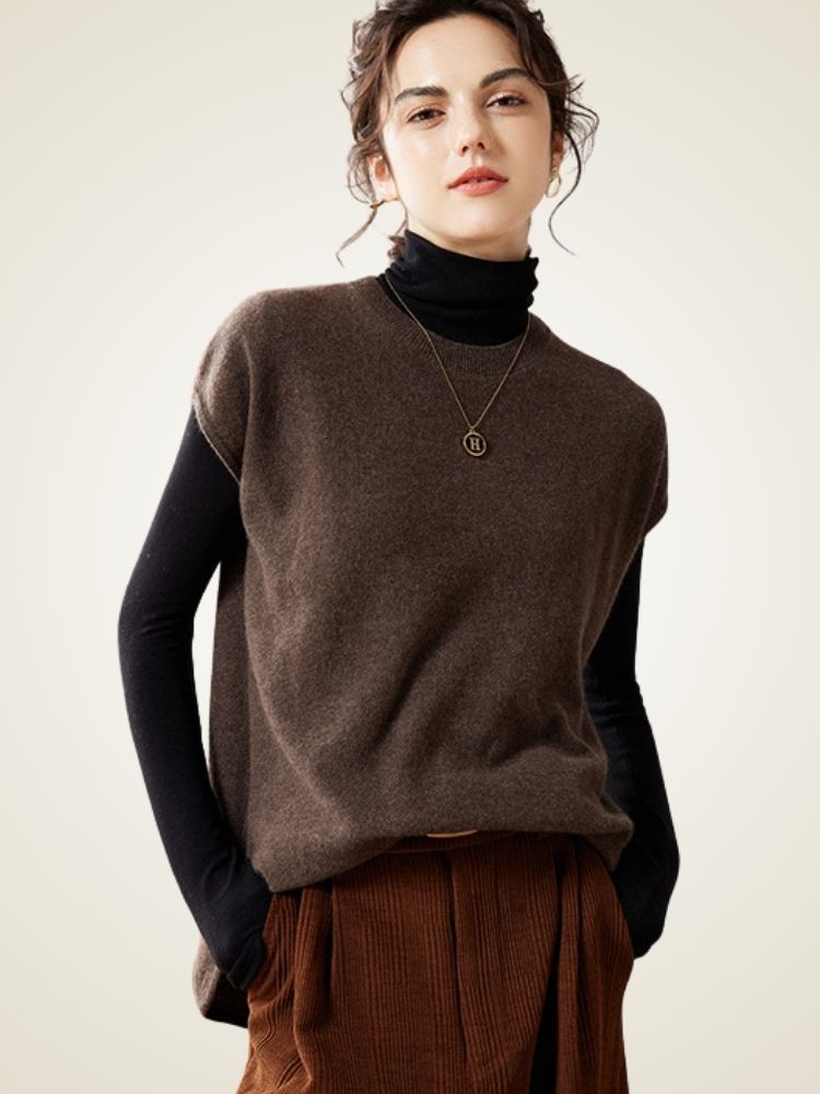 Jayda - Classic Cashmere Vest-Top