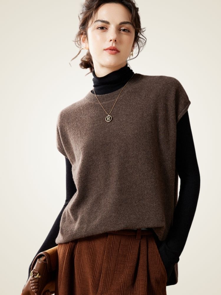 Jayda - Classic Cashmere Vest-Top