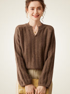 Arelia - Ribbed Cashmere Sweater