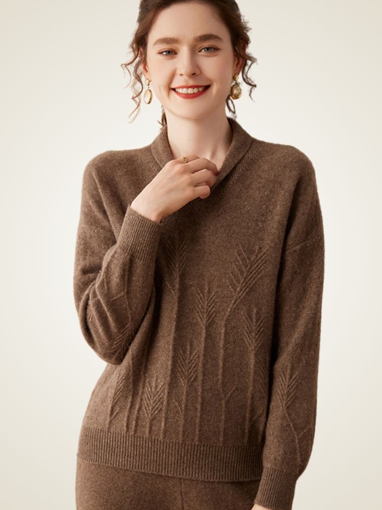 Elisandra - V-Neck Cashmere Sweater