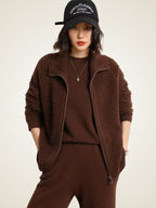 Bailey - Zip Cashmere Cardigan