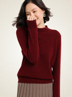 Odalisse - Mock Neck Cashmere Sweater