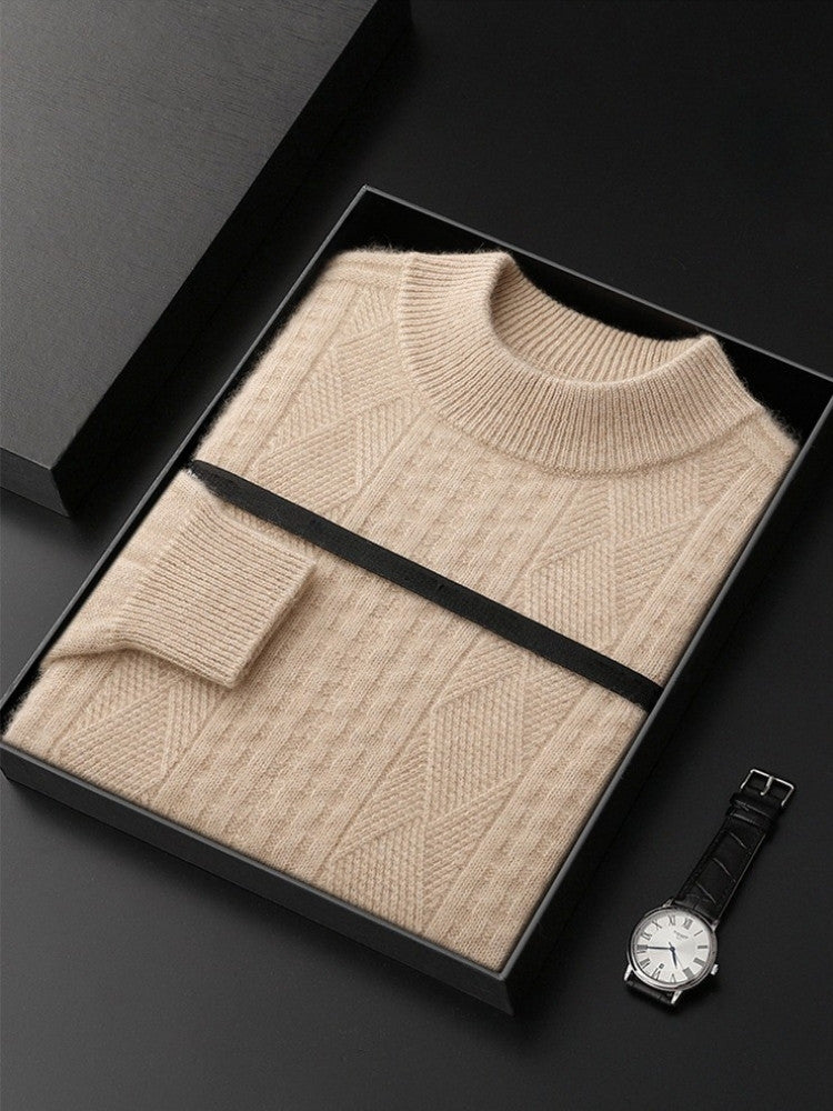 Cilian - Diamond Knit Cashmere Sweater