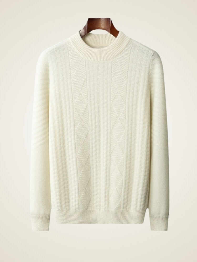 Cilian - Diamond Knit Cashmere Sweater