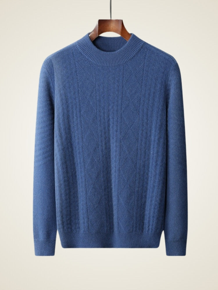 Cilian - Diamond Knit Cashmere Sweater