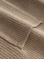 Andy - Textured Shawl Collar Cashmere Cardigan