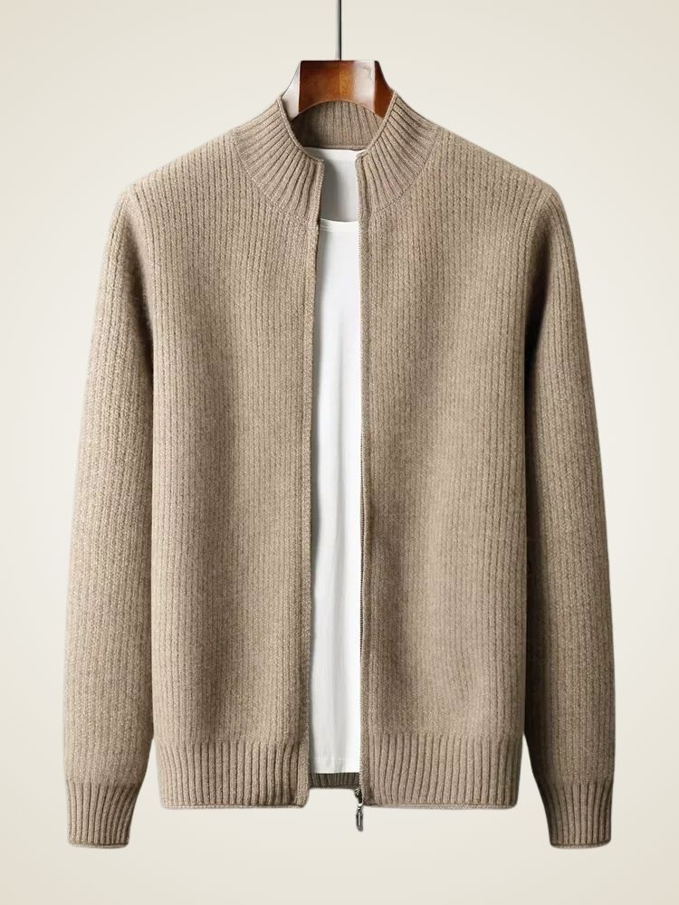Emmett - Ribbed Cashmere Cardigan