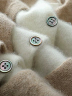 Riley - Two-Tone Cashmere Cardigan