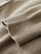 Riley - Two-Tone Cashmere Cardigan