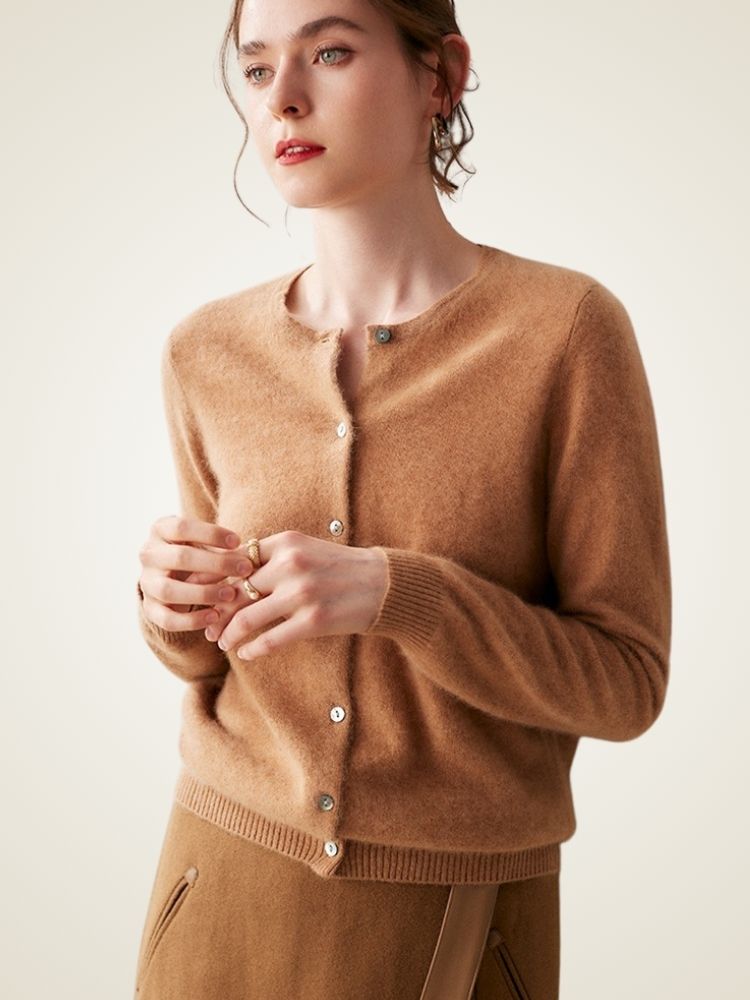 Lyn - Pure Cashmere Cardigan