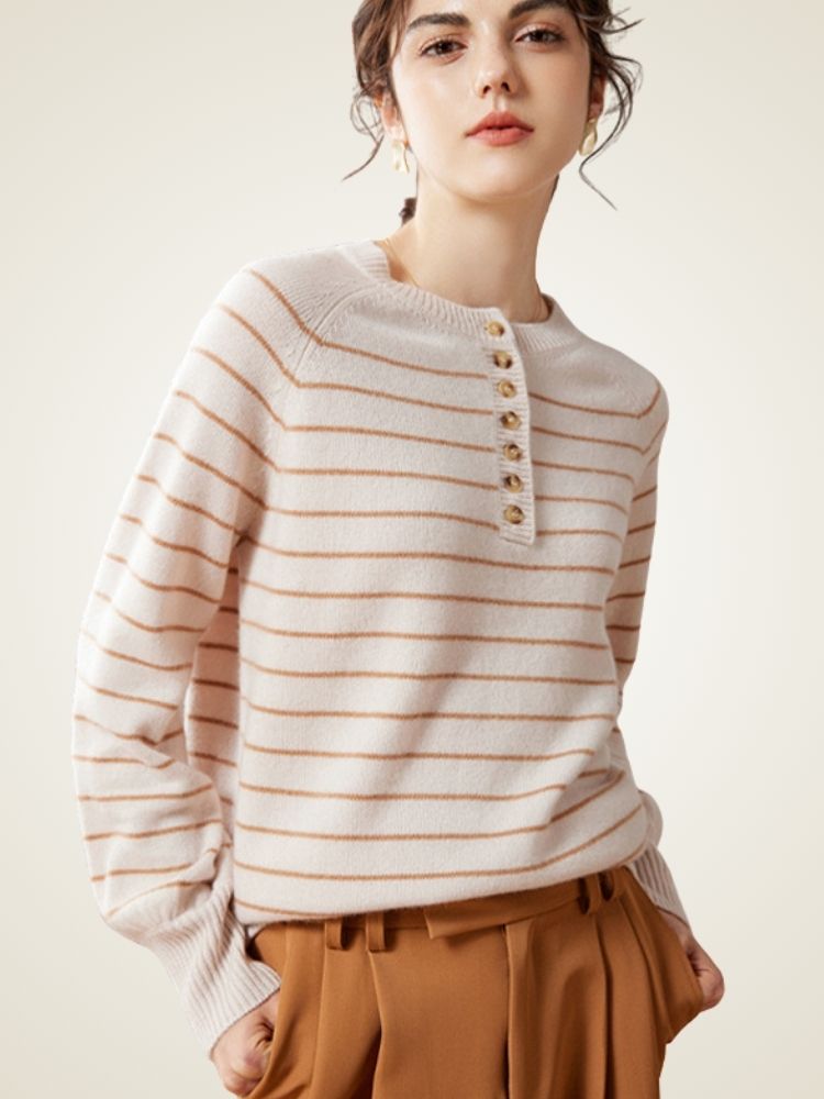 Saelis - Striped Cashmere Sweater