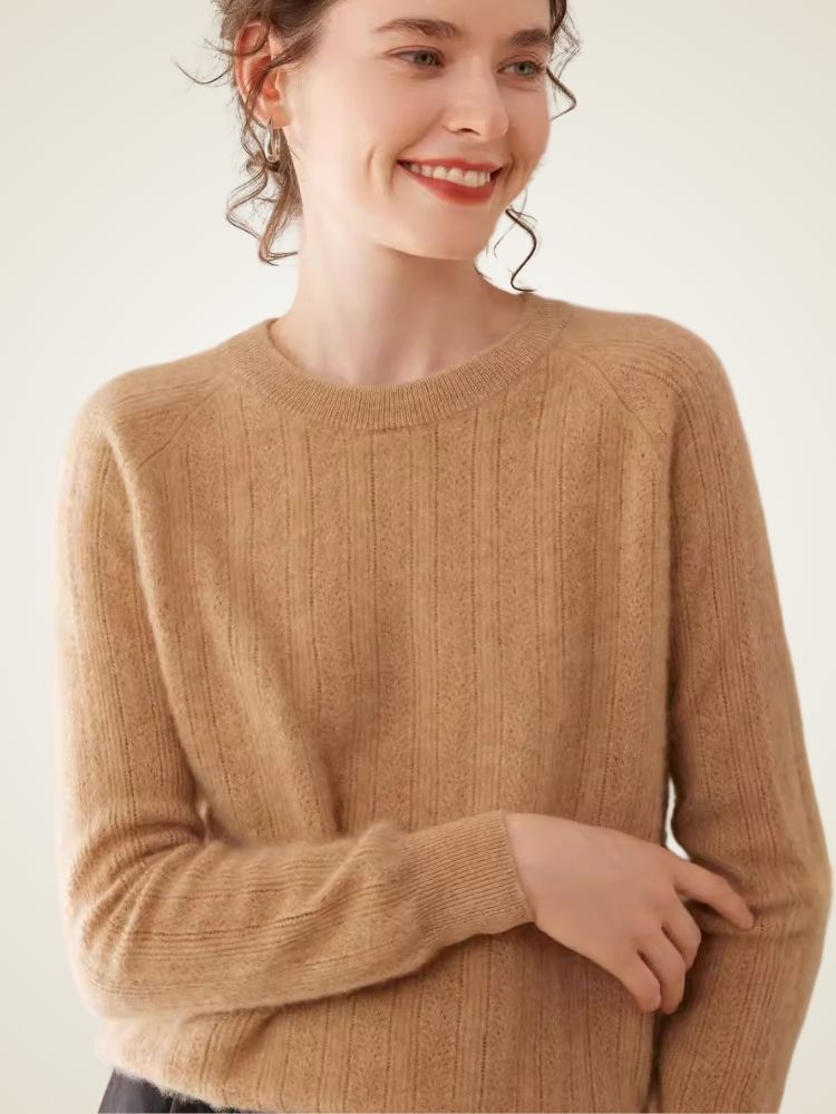 Larie - Ribbed Cashmere Sweater