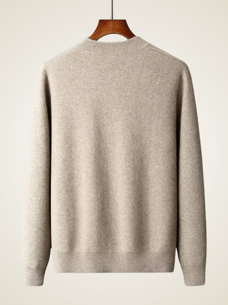 Cooper - Bomber Collar Cashmere Cardigan
