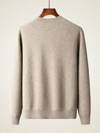 Cooper - Bomber Collar Cashmere Cardigan