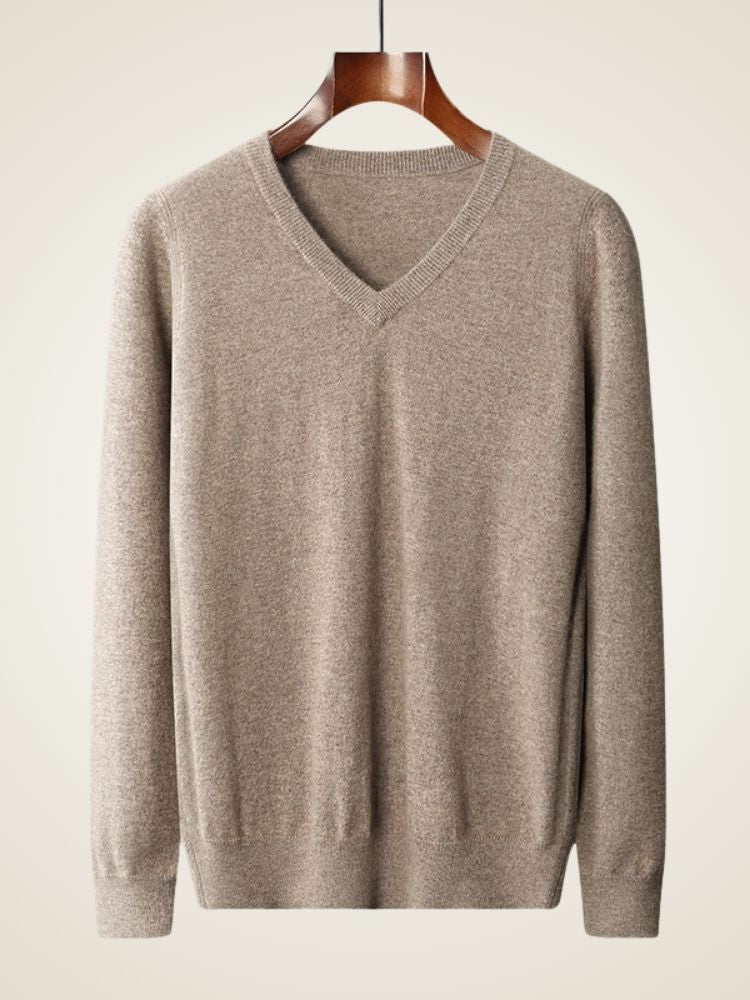 Dean - V-Neck Cashmere Sweater