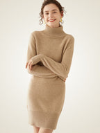 Mayowa - Turtleneck Cashmere Dress