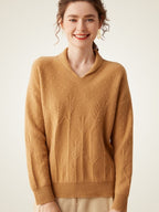 Elisandra - V-Neck Cashmere Sweater