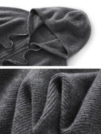 Naralith - Zip Up Cashmere Hoodie