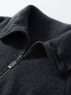 Zoe - Half Zip Cashmere Sweater