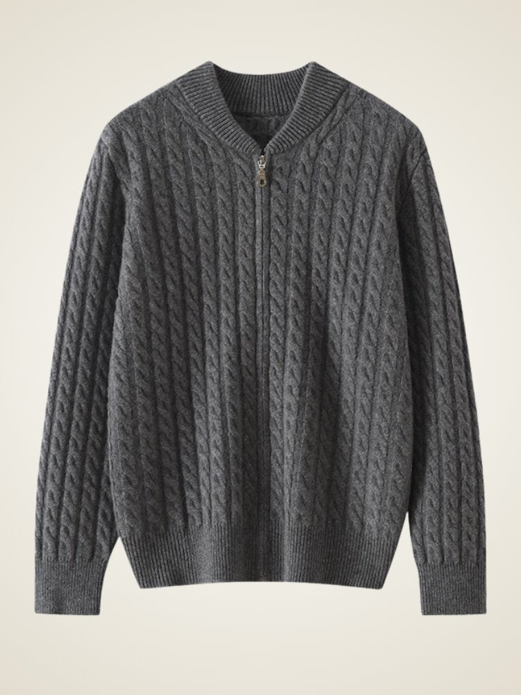 Kaelira - Zip Cashmere Cardigan