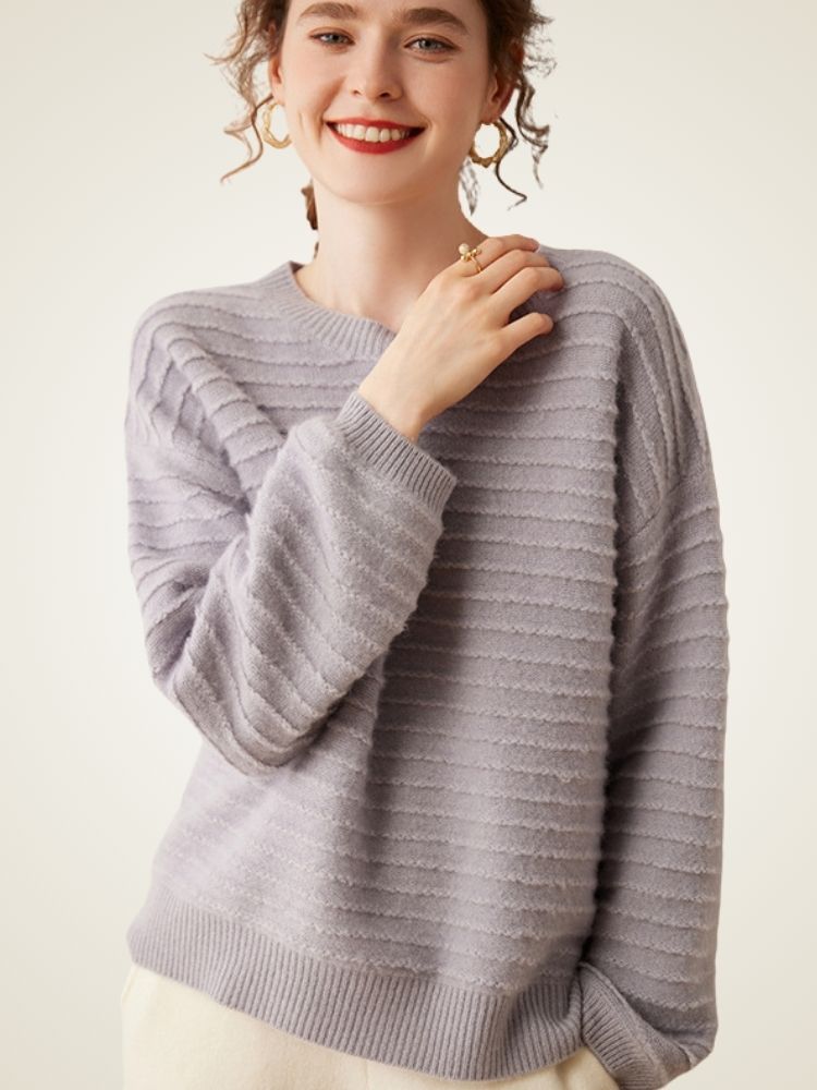 Lirabelle -  Striped Cashmere Jumper