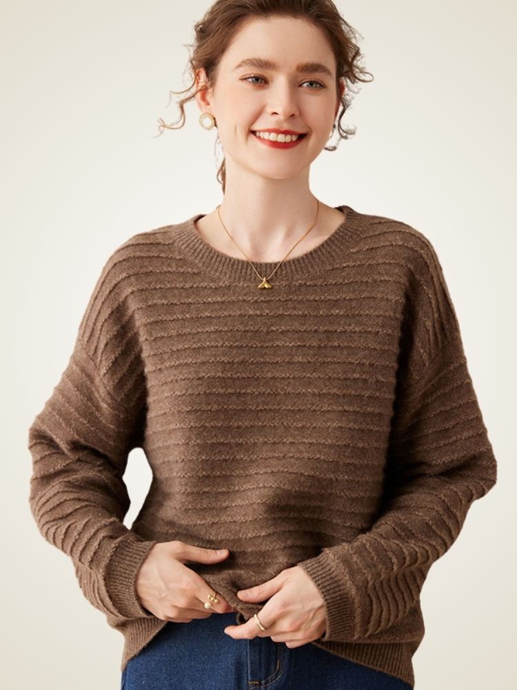 Lirabelle -  Striped Cashmere Jumper