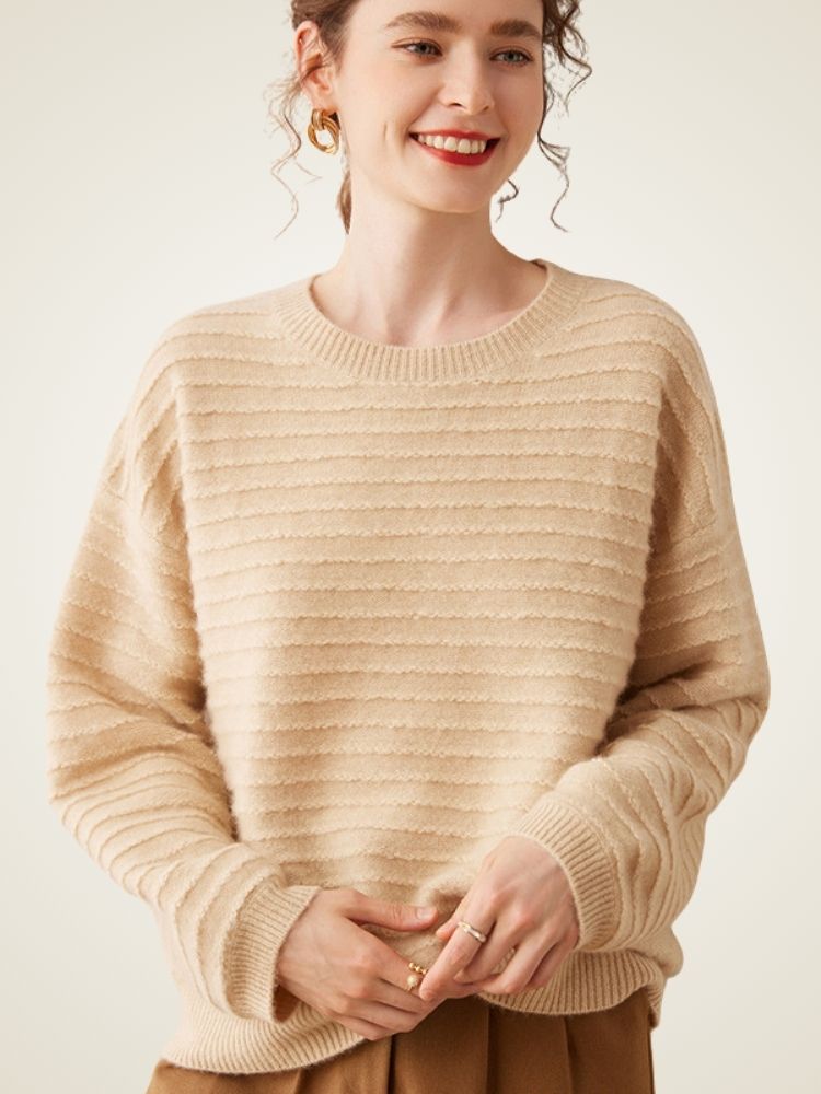 Lirabelle -  Striped Cashmere Jumper