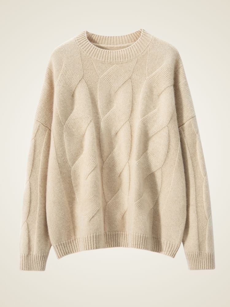 Eralith -  Cable  Knit Cashmere Sweater