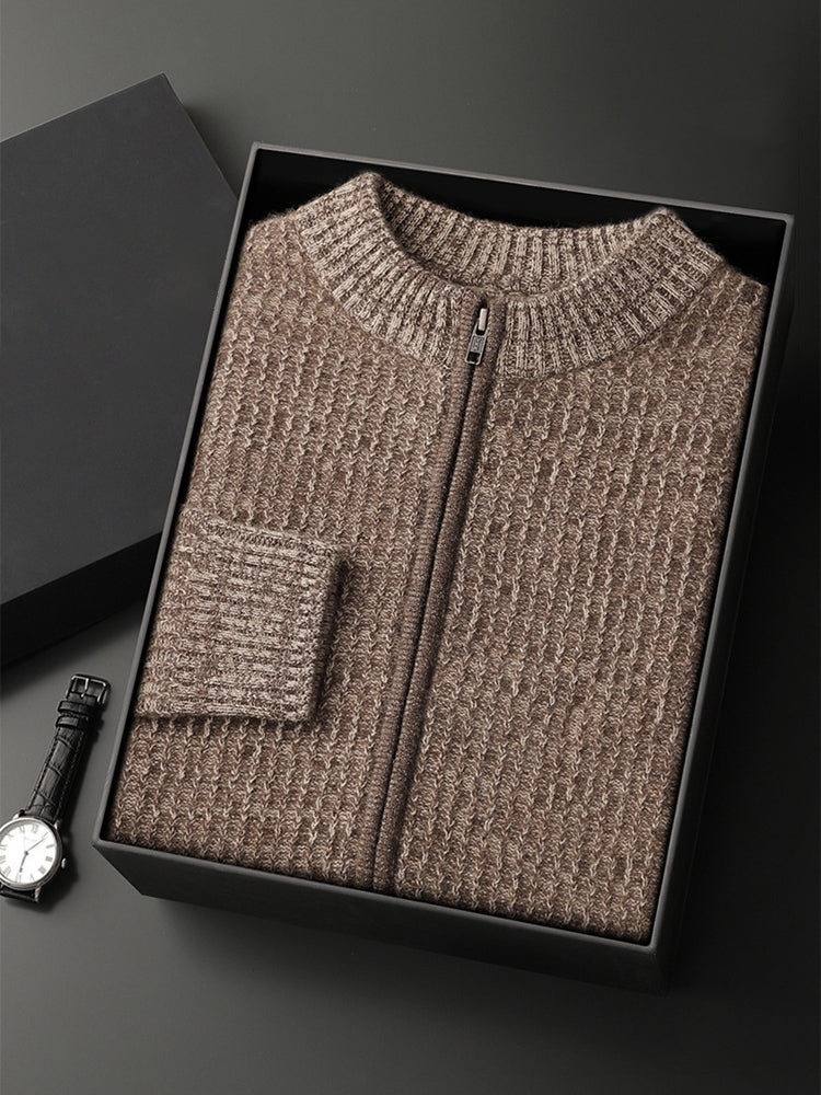 Dexter - Zip-up Cashmere Cardigan