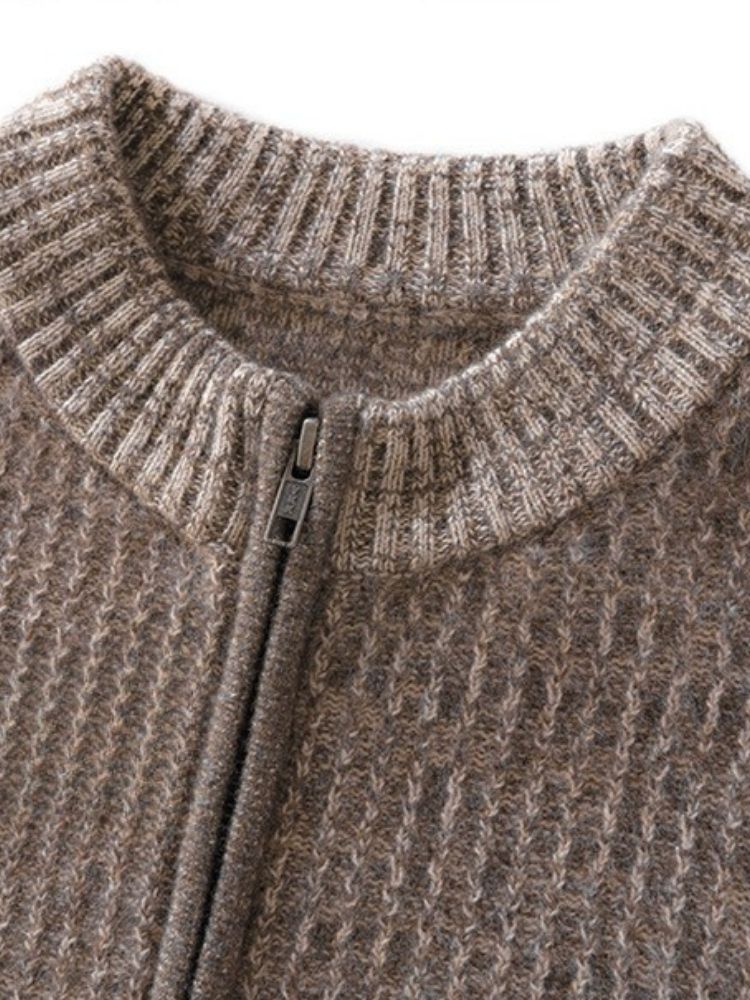 Dexter - Zip-up Cashmere Cardigan