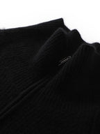 Delisandra - Ribbed Cashmere Dress