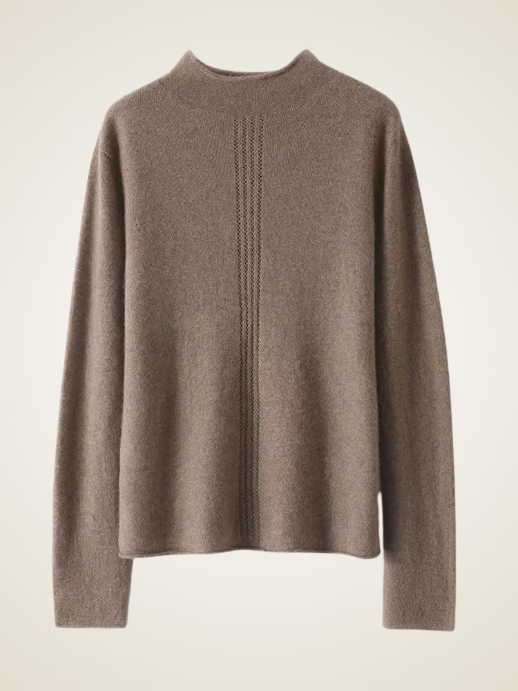 Alice - Mock Neck Cashmere Sweater
