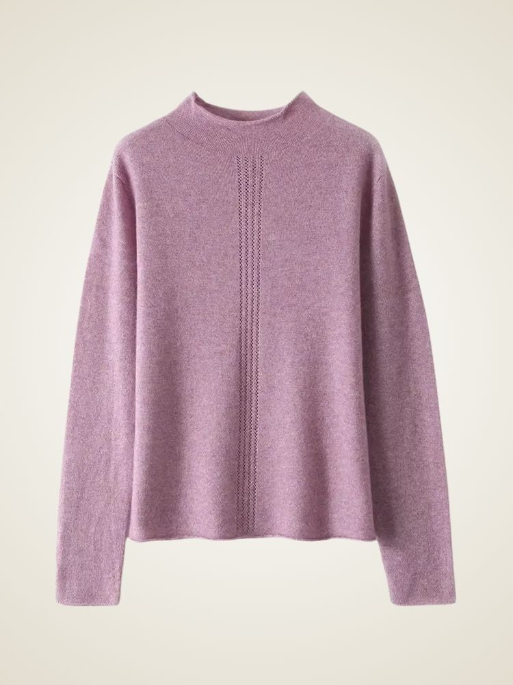 Alice - Mock Neck Cashmere Sweater