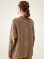Bella - Mock Neck Cashmere Sweater