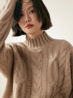 Harper - Mock Neck Cashmere Sweater