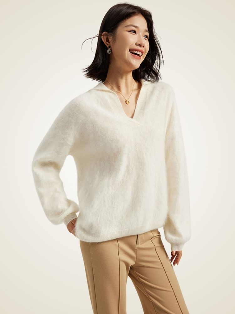 Tanelis - V-neck Cashmere Sweater
