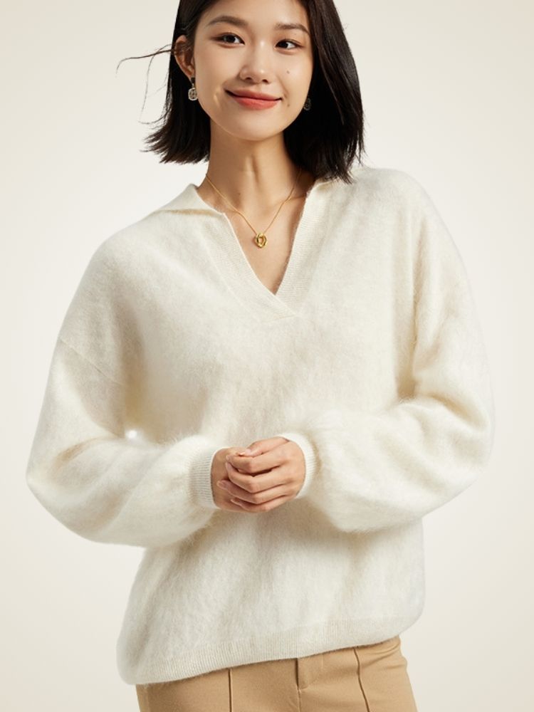 Tanelis - V-neck Cashmere Sweater