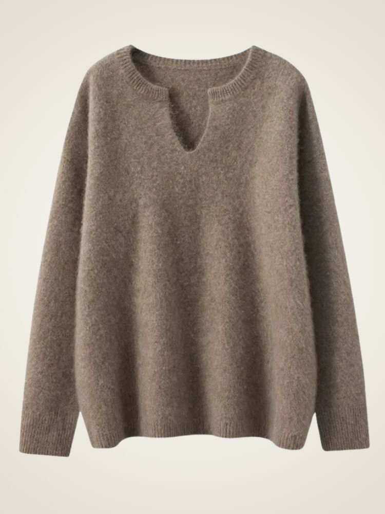 Heidi - V-Neck Cashmere Sweater