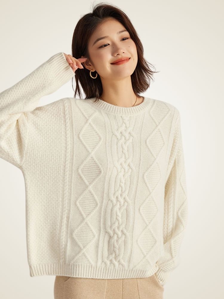 Hariel - Cable-Knit Cashmere Sweater