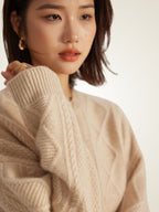 Hariel - Cable-Knit Cashmere Sweater