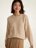 Hariel - Cable-Knit Cashmere Sweater