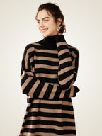 Ovelia - Mini Striped Cashmere Dress