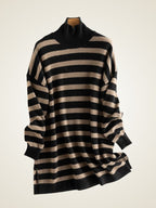 Ovelia - Mini Striped Cashmere Dress