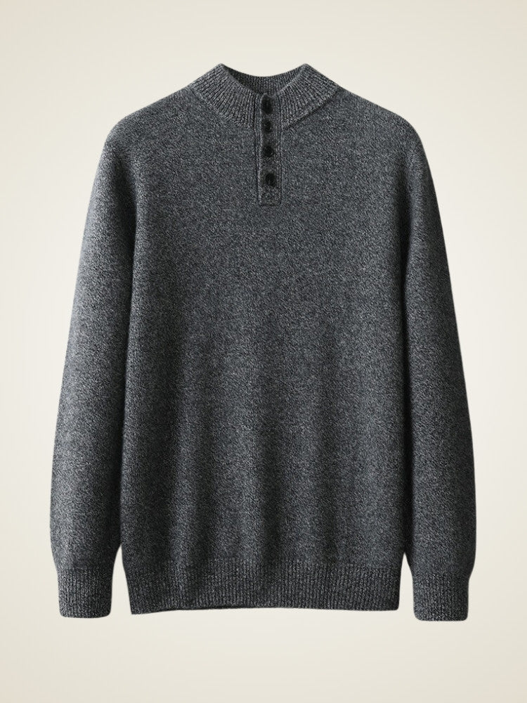 Cassian - Button-up Cashmere Sweater