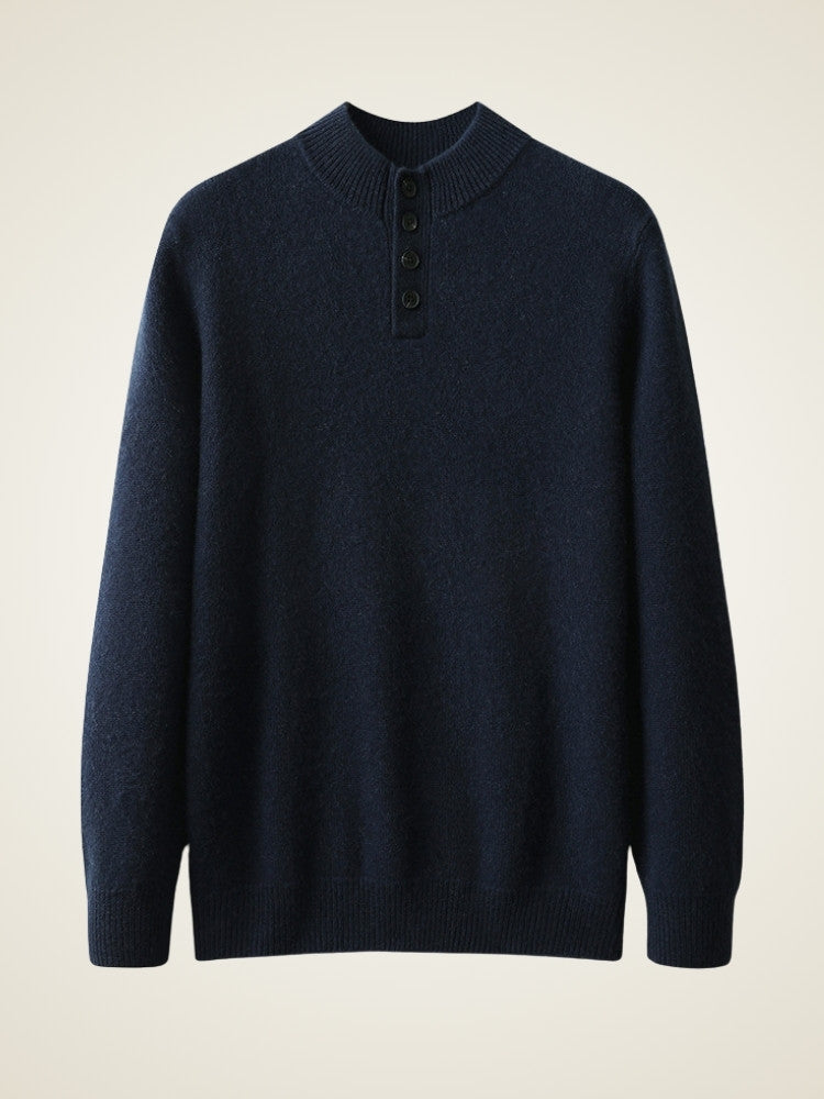 Cassian - Button-up Cashmere Sweater