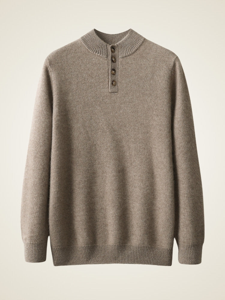Cassian - Button-up Cashmere Sweater