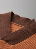 Kade - V-Neck Shawl Collar Cashmere Sweater