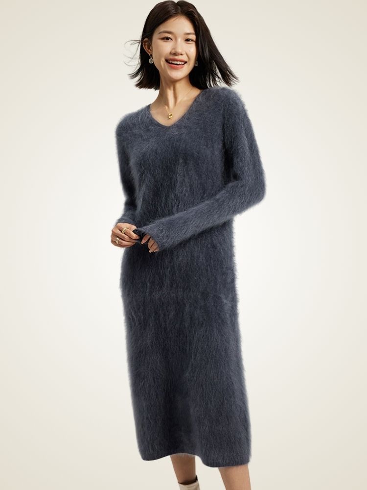 Melodie - Brushed Cashmere Dress