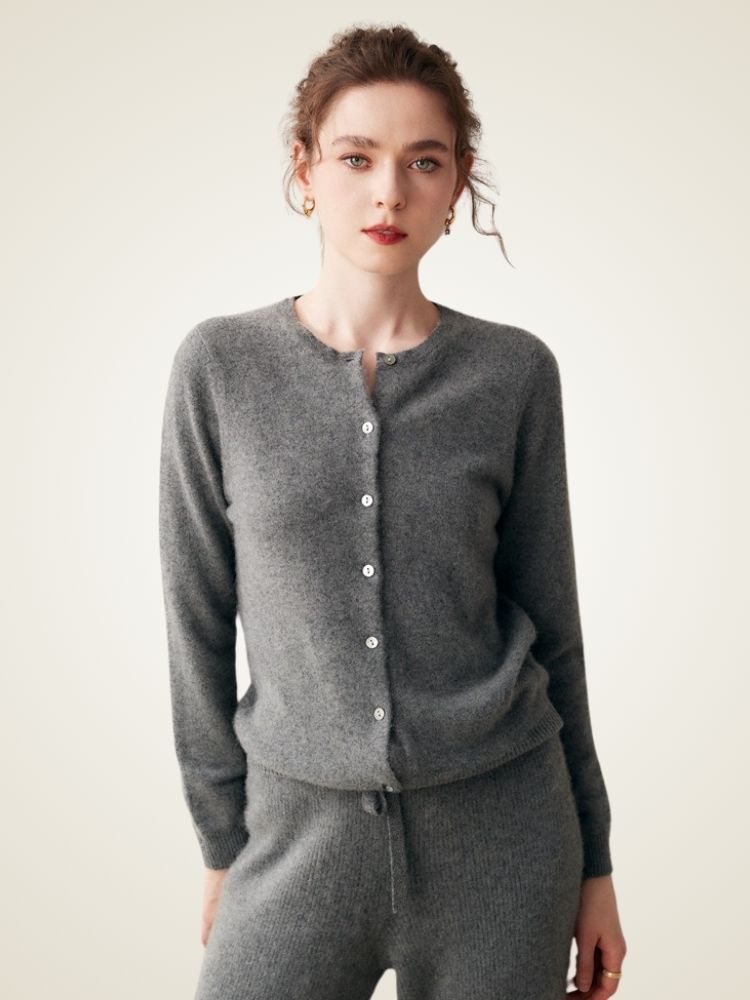 Lyn - Pure Cashmere Cardigan